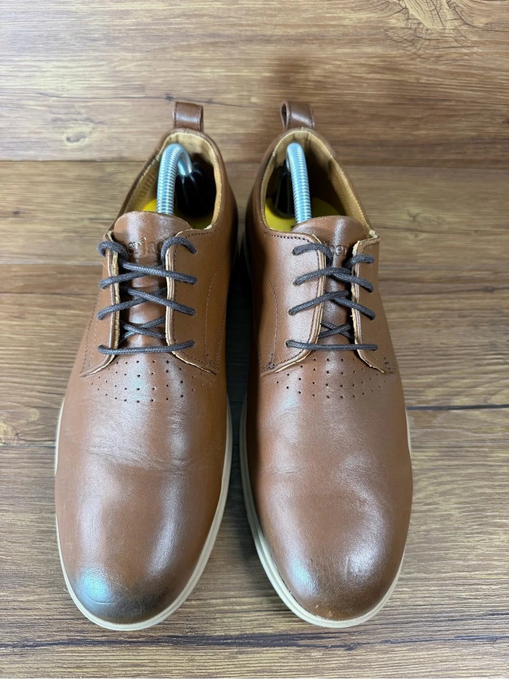 amberjack The Original Men’s Shoes Oxfords Brown‎ Leather Size 9